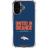 NFL Denver Broncos Team Motto iPhone 16 Clear Case