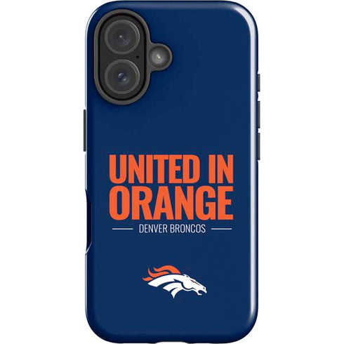 NFL Denver Broncos Team Motto iPhone 16 Plus Impact Case