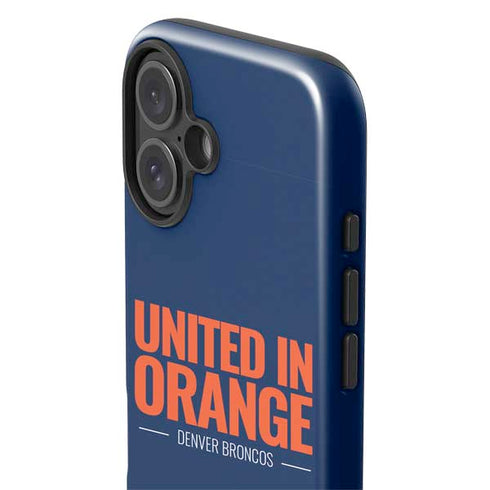 NFL Denver Broncos Team Motto iPhone 16 Plus Impact Case