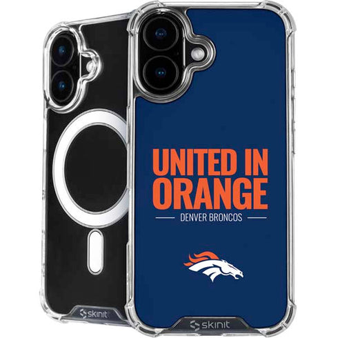 NFL Denver Broncos Team Motto iPhone 16 Plus MagSafe Case