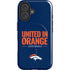 NFL Denver Broncos Team Motto iPhone 16 Plus Magsafe Impact Case