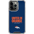 NFL Denver Broncos Team Motto iPhone 16 Pro Clear Case