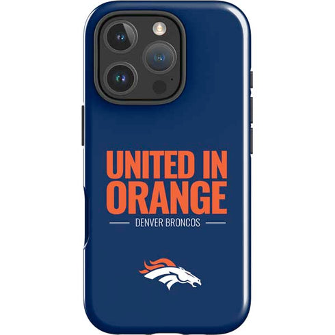 NFL Denver Broncos Team Motto iPhone 16 Pro Impact Case