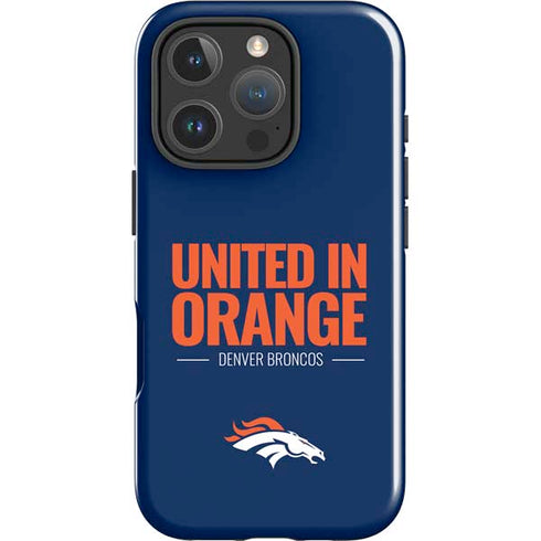 NFL Denver Broncos Team Motto iPhone 16 Pro Max Impact Case