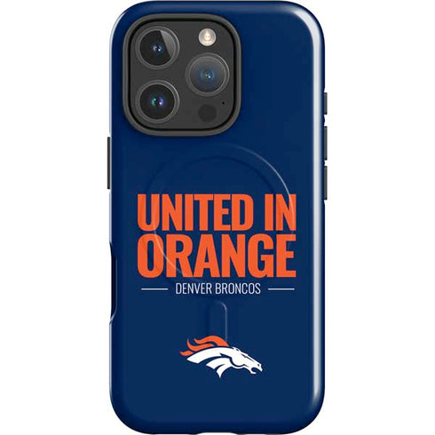 NFL Denver Broncos Team Motto iPhone 16 Pro Max Magsafe Impact Case
