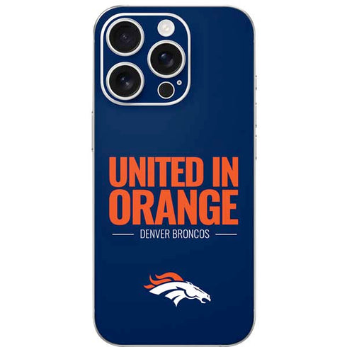 NFL Denver Broncos Team Motto iPhone 16 Pro Skin