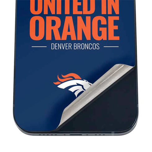 NFL Denver Broncos Team Motto iPhone 16 Skin