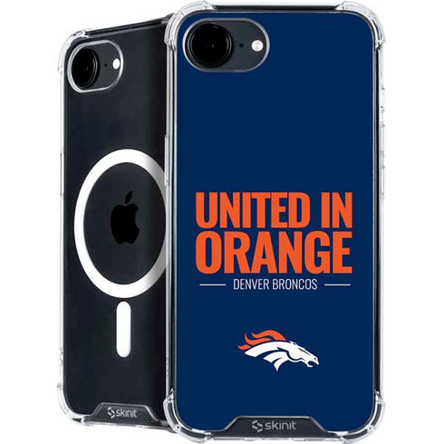 NFL Denver Broncos Team Motto iPhone 16e MagSafe Case