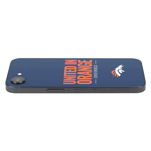 NFL Denver Broncos Team Motto iPhone 16e Skin