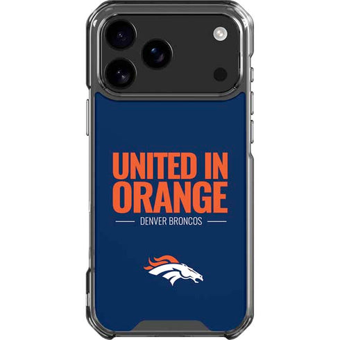 NFL Denver Broncos Team Motto iPhone 18 Pro Max Clear Case
