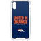 NFL Denver Broncos Team Motto iPhone XS Clear Case
