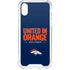 NFL Denver Broncos Team Motto iPhone XS Clear Case
