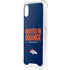 NFL Denver Broncos Team Motto iPhone XS Clear Case