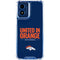 NFL Denver Broncos Team Motto Moto G 5G (2024) Clear Case
