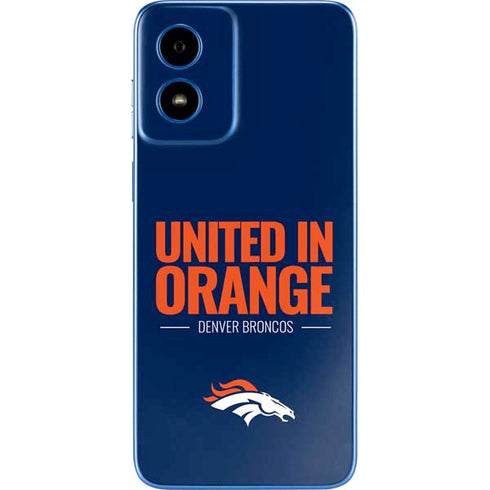 NFL Denver Broncos Team Motto Moto G Play 4G (2024) Skin
