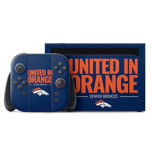 NFL Denver Broncos Team Motto Nintendo Skins