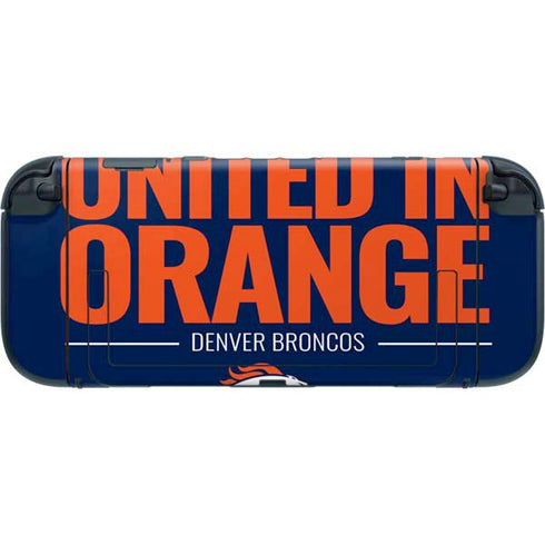 NFL Denver Broncos Team Motto Nintendo Switch 2 (2025) with Joy-Con Skin