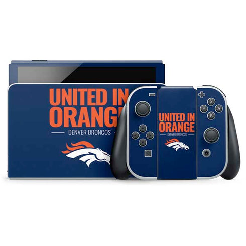 NFL Denver Broncos Team Motto Nintendo Skins
