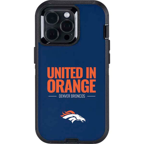 NFL Denver Broncos Team Motto Otterbox Defender iPhone Skin