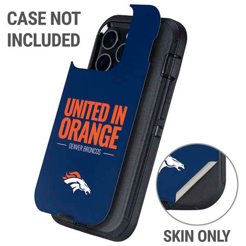 NFL Denver Broncos Team Motto Otterbox Defender iPhone Skin