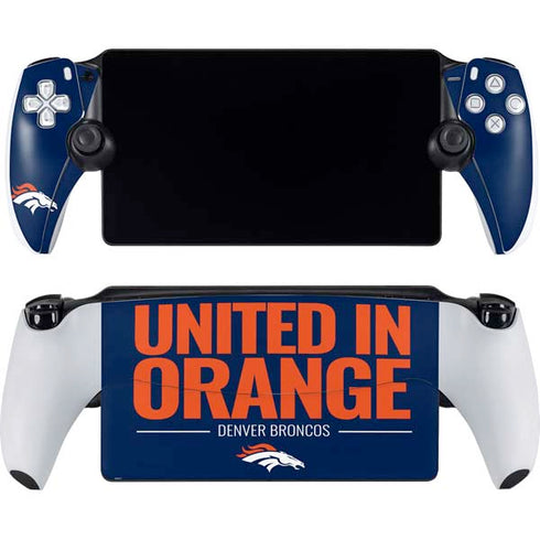 NFL Denver Broncos Team Motto PlayStation Portal Remote Player Skin
