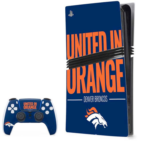 NFL Denver Broncos Team Motto PlayStation PS5 Skins