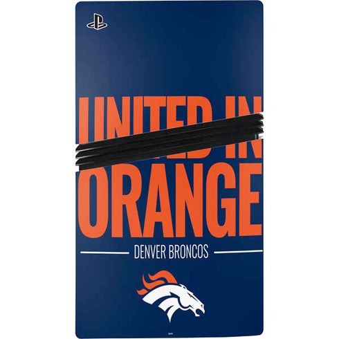 NFL Denver Broncos Team Motto PS5 Pro Console Skin