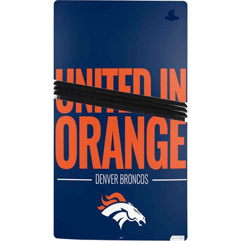 NFL Denver Broncos Team Motto PS5 Pro Console Skin