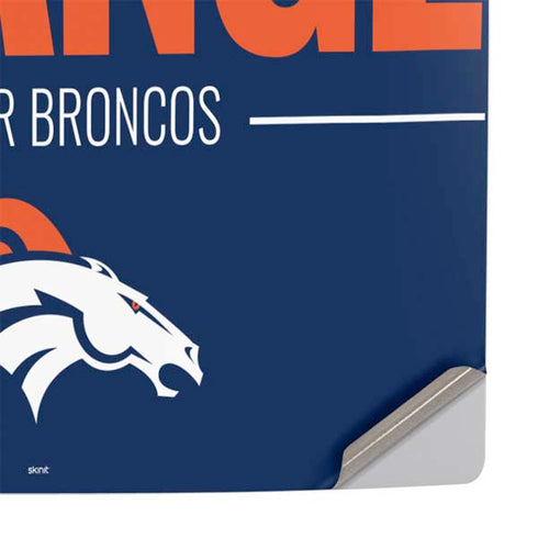 NFL Denver Broncos Team Motto PS5 Pro Console Skin