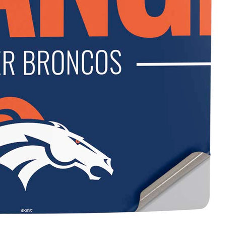 NFL Denver Broncos Team Motto PS5 Pro Disk Console Skin