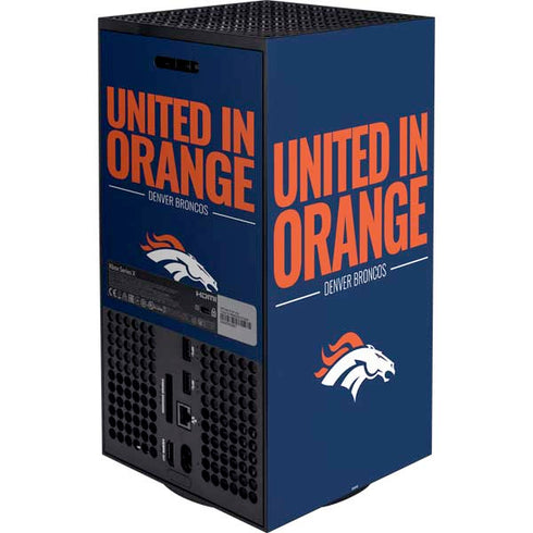 NFL Denver Broncos Team Motto XBox Series X Digital Edition Bundle Skin