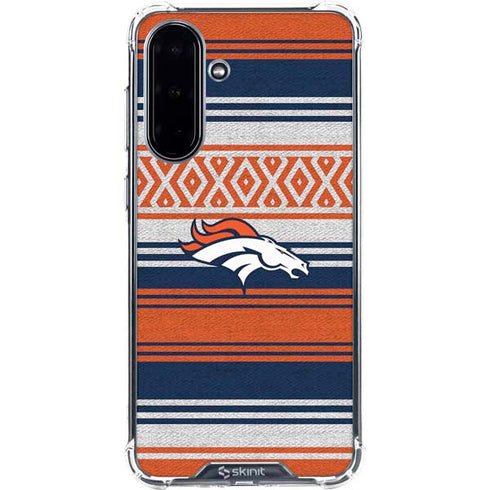 NFL Denver Broncos Trailblazer Galaxy A36 5G Clear Case