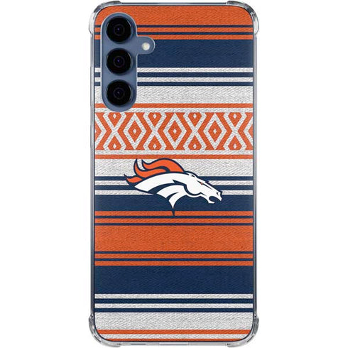 NFL Denver Broncos Trailblazer Galaxy A55 5G Clear Case