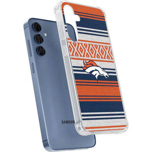 NFL Denver Broncos Trailblazer Galaxy A55 5G Clear Case
