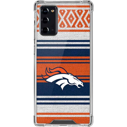 NFL Denver Broncos Trailblazer Galaxy Note20 5G Clear Case