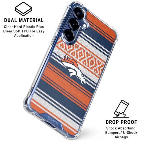 NFL Denver Broncos Trailblazer Galaxy S25 Clear Case