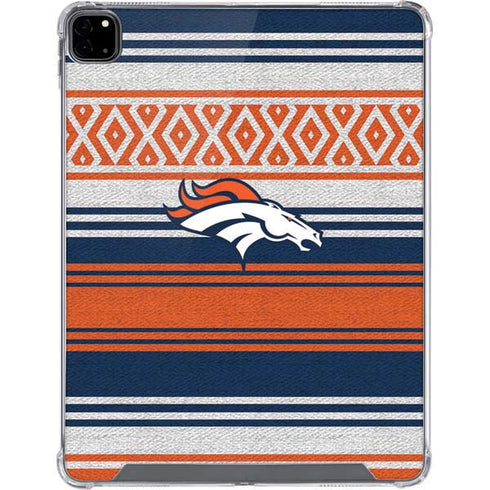 NFL Denver Broncos Trailblazer iPad Pro 12.9in (2020) Clear Case