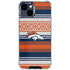 NFL Denver Broncos Trailblazer iPhone 15 Clear Case