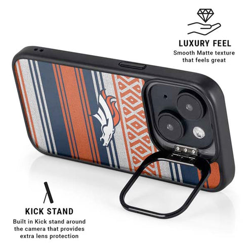 NFL Denver Broncos Trailblazer iPhone 15 Kickstand Case