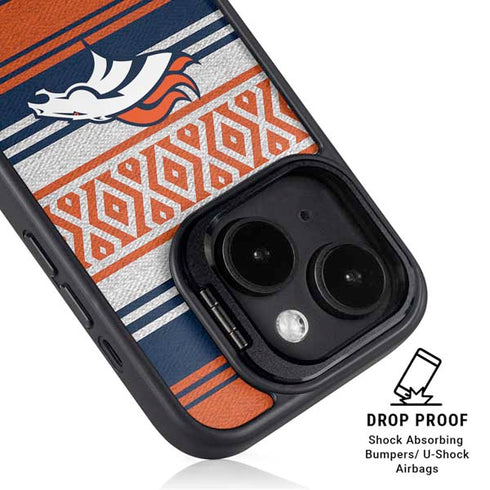 NFL Denver Broncos Trailblazer iPhone 15 Plus Kickstand Case