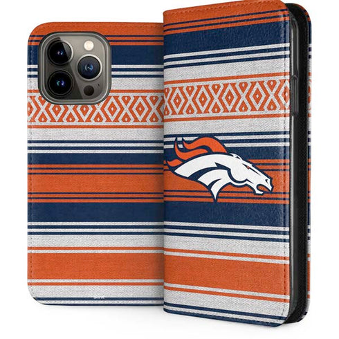 NFL Denver Broncos Trailblazer iPhone 15 Pro Max Folio Case