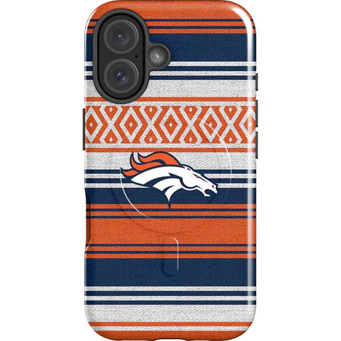 NFL Denver Broncos Trailblazer iPhone 16 Magsafe Impact Case