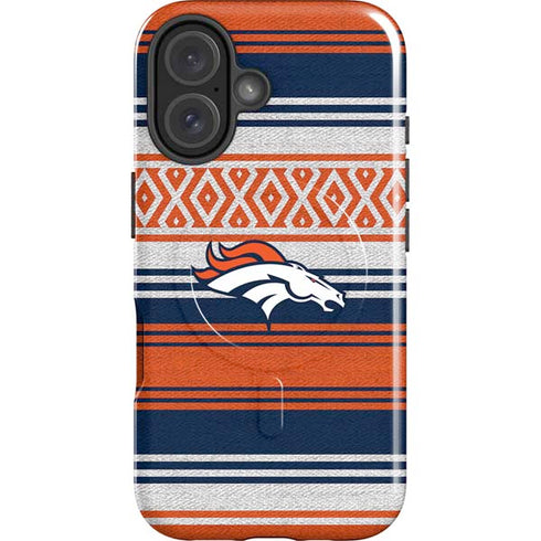 NFL Denver Broncos Trailblazer iPhone 16 Plus Magsafe Impact Case
