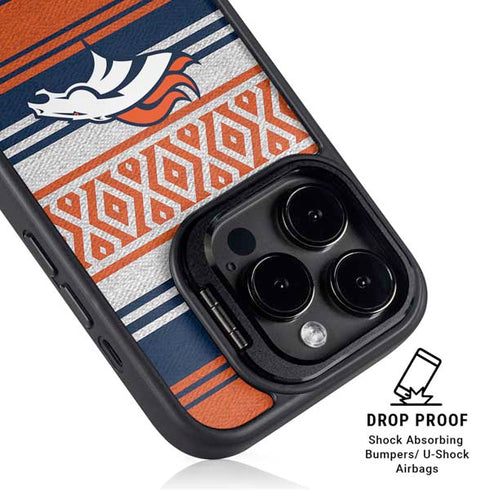 NFL Denver Broncos Trailblazer iPhone 16 Pro Kickstand Case