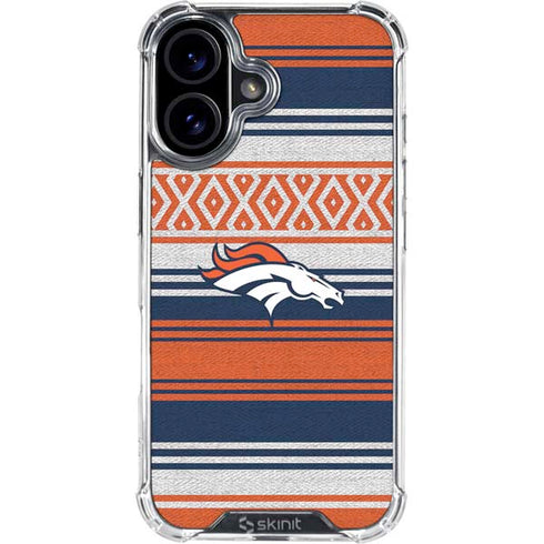 NFL Denver Broncos Trailblazer iPhone 17 Clear Case