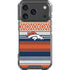 NFL Denver Broncos Trailblazer iPhone 18 Pro Clear Case