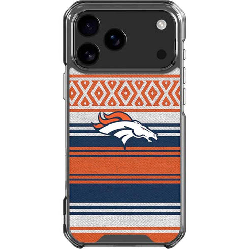 NFL Denver Broncos Trailblazer iPhone 18 Pro Max Clear Case