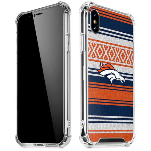 NFL Denver Broncos Trailblazer iPhone X/XS Clear Case