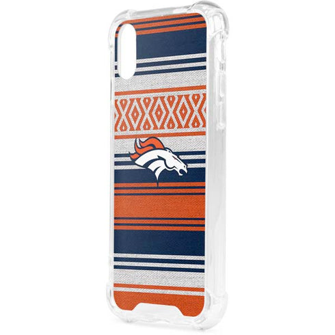 NFL Denver Broncos Trailblazer iPhone XS Clear Case