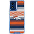 NFL Denver Broncos Trailblazer Moto G 5G (2024) Clear Case